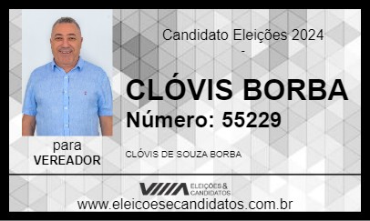 Candidato CLÓVIS BORBA 2024 - SANTA RITA - Eleições