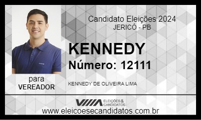 Candidato KENNEDY 2024 - JERICÓ - Eleições