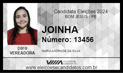 Candidato JOINHA 2024 - BOM JESUS - Eleições