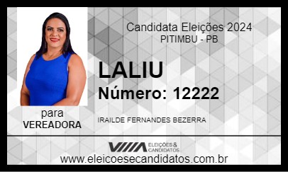 Candidato LALIU 2024 - PITIMBU - Eleições