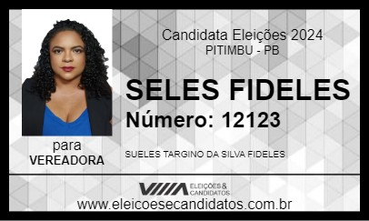 Candidato SUELES FIDELES 2024 - PITIMBU - Eleições