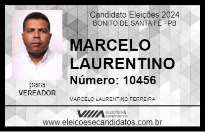 Candidato MARCELO LAURENTINO 2024 - BONITO DE SANTA FÉ - Eleições