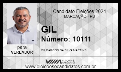 Candidato GIL 2024 - MARCAÇÃO - Eleições