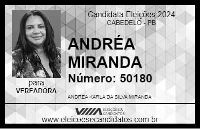 Candidato ANDRÉA MIRANDA 2024 - CABEDELO - Eleições