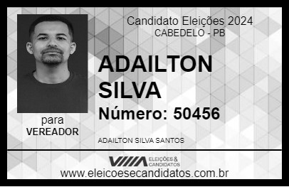 Candidato ADAILTON SILVA 2024 - CABEDELO - Eleições