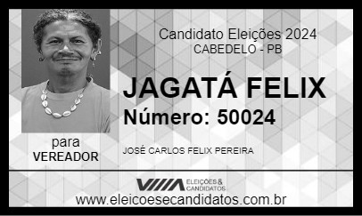 Candidato JAGATÁ FELIX 2024 - CABEDELO - Eleições