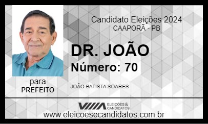 Candidato DR. JOÃO 2024 - CAAPORÃ - Eleições