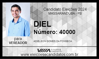 Candidato DIEL 2024 - MASSARANDUBA - Eleições