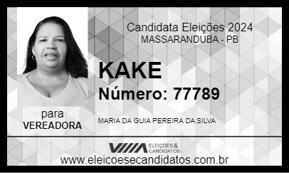 Candidato KAKE 2024 - MASSARANDUBA - Eleições