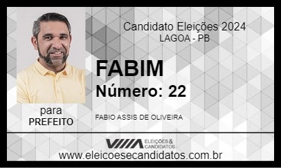 Candidato FABIM 2024 - LAGOA - Eleições