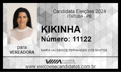 Candidato KIKINHA 2024 - ITATUBA - Eleições