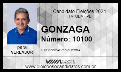 Candidato GONZAGA 2024 - ITATUBA - Eleições