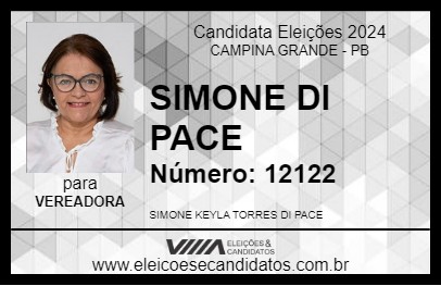 Candidato SIMONE DI PACE 2024 - CAMPINA GRANDE - Eleições