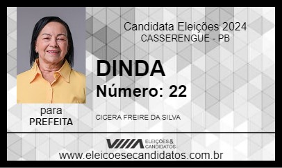 Candidato DINDA 2024 - CASSERENGUE - Eleições