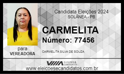 Candidato CARMELITA 2024 - SOLÂNEA - Eleições