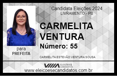 Candidato CARMELITA VENTURA 2024 - LIVRAMENTO - Eleições