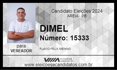 Candidato DIMEL 2024 - AREIA - Eleições