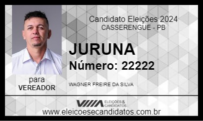 Candidato JURUNA 2024 - CASSERENGUE - Eleições