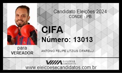 Candidato CIFA 2024 - CONDE - Eleições