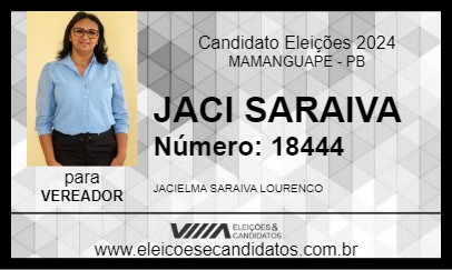 Candidato JACI SARAIVA 2024 - MAMANGUAPE - Eleições