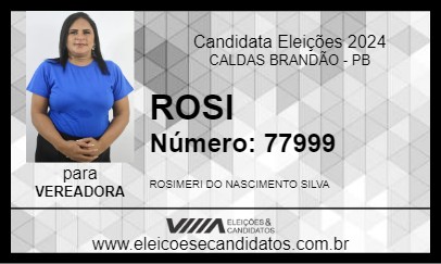 Candidato ROSI 2024 - CALDAS BRANDÃO - Eleições