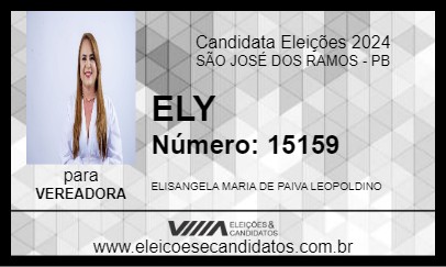 Candidato ELY 2024 - SÃO JOSÉ DOS RAMOS - Eleições