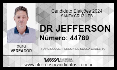 Candidato DR JEFFERSON 2024 - SANTA CRUZ - Eleições