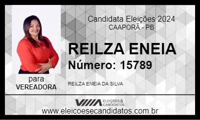 Candidato REILZA ENEIA 2024 - CAAPORÃ - Eleições