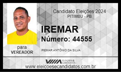 Candidato IREMAR 2024 - PITIMBU - Eleições