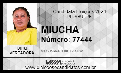 Candidato MIUCHA 2024 - PITIMBU - Eleições