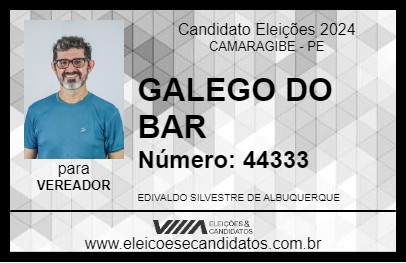 Candidato GALEGO DO BAR 2024 - CAMARAGIBE - Eleições