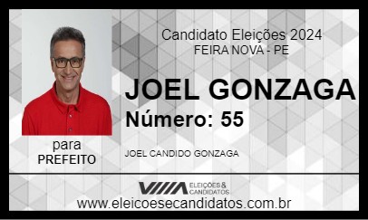 Candidato JOEL GONZAGA 2024 - FEIRA NOVA - Eleições