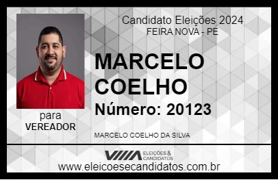 Candidato MARCELO COELHO 2024 - FEIRA NOVA - Eleições