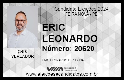 Candidato ERIC LEONARDO 2024 - FEIRA NOVA - Eleições