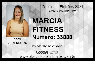 Candidato MARCIA FITNESS 2024 - CAMARAGIBE - Eleições