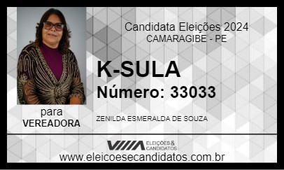 Candidato K-SULA 2024 - CAMARAGIBE - Eleições