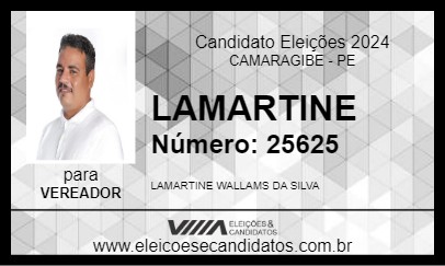 Candidato LAMARTINE 2024 - CAMARAGIBE - Eleições