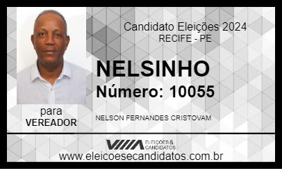 Candidato NELSINHO 2024 - RECIFE - Eleições