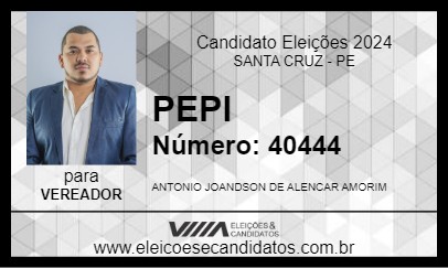 Candidato PEPI 2024 - SANTA CRUZ - Eleições