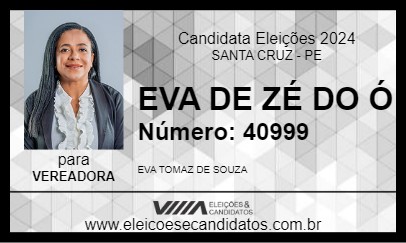 Candidato EVA DE ZÉ DO Ó 2024 - SANTA CRUZ - Eleições