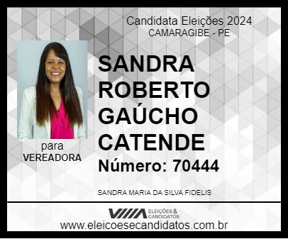 Candidato SANDRA ROBERTO GAÚCHO CATENDE 2024 - CAMARAGIBE - Eleições