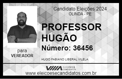 Candidato PROFESSOR HUGÃO 2024 - OLINDA - Eleições