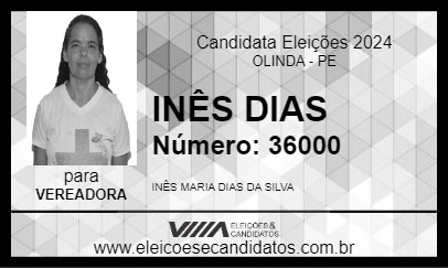 Candidato INÊS DIAS 2024 - OLINDA - Eleições