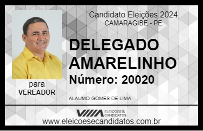 Candidato DELEGADO AMARELINHO 2024 - CAMARAGIBE - Eleições