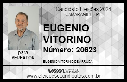 Candidato EUGENIO VITORINO 2024 - CAMARAGIBE - Eleições