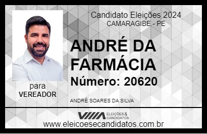 Candidato ANDRÉ DA FARMÁCIA 2024 - CAMARAGIBE - Eleições