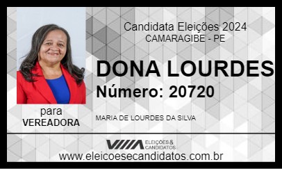 Candidato DONA LOURDES 2024 - CAMARAGIBE - Eleições