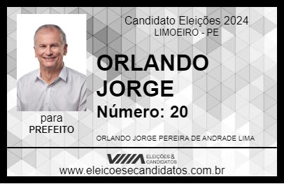 Candidato ORLANDO JORGE 2024 - LIMOEIRO - Eleições