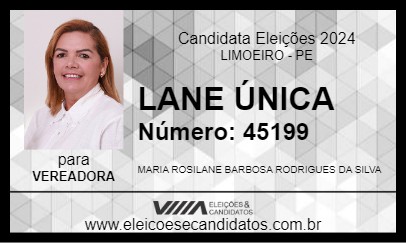 Candidato LANE ÚNICA 2024 - LIMOEIRO - Eleições