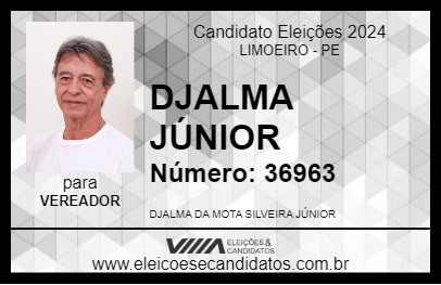 Candidato DJALMA JÚNIOR 2024 - LIMOEIRO - Eleições